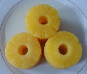 canned pineapple