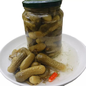canned pickled cucumber