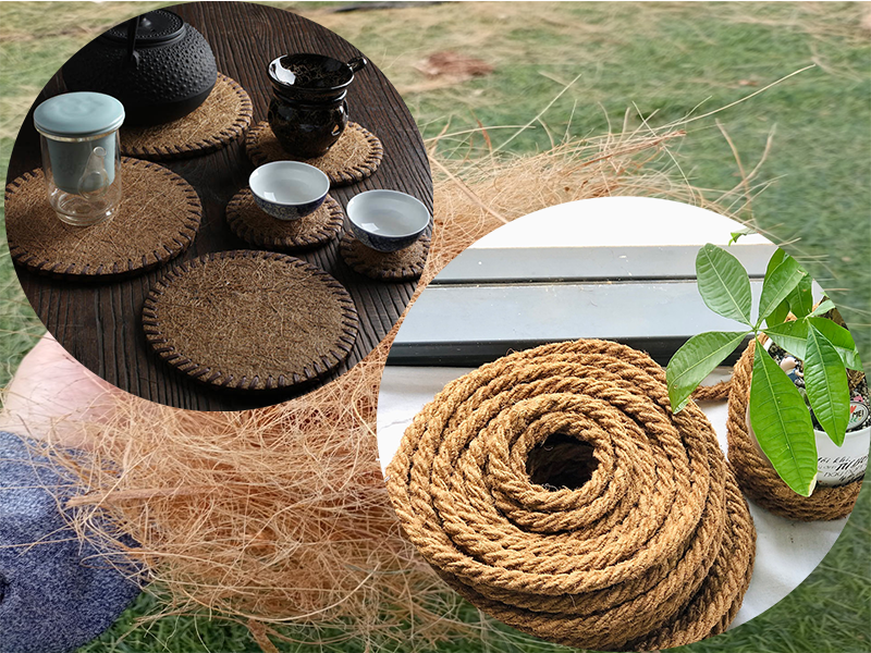 Application of coconut fiber in industrial production